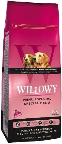 Willowy Dog Special Menu 20kg - Visų veislių šunims (paukštienos)