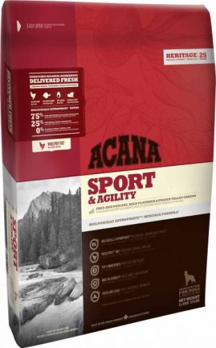 Acana Sport Agility 11.4kg - Visų veislių sporto šunims (su vištiena ir daržovėmis)