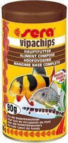 Sera Vipachips - Pagrindinis maistas visoms žuvims (traškučiai), 15g