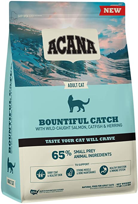 Acana Bountiful Catch Cat1.8kg - Katinams su lašiša ir silkė