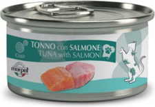 Chef Cat Tuna with Salmon 80g - Konservi ar Tunci un Lasi
