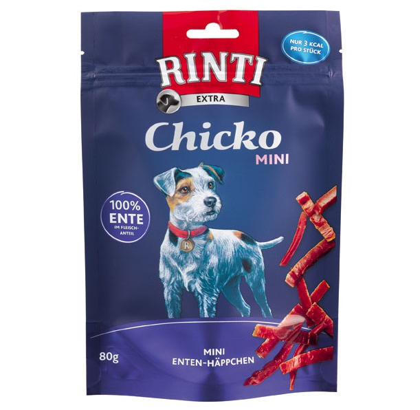 RINTI Extra Mini Chicko Ente 80g - 100% Mini kalakutienos filė