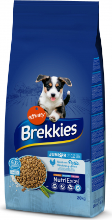 Vidutinio ir didelio veislės šuniukams 20kg - Brekkies Dog Junior