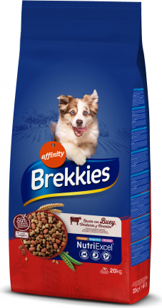 Suaugusiems šunims su jautienos mėsa 20kg - Brekkies Dog Beef