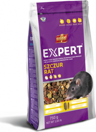 Vitapol EXPERT 750g - Pilnavertis maistas žiurkėms