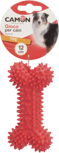 Žaislas šunims - Guminė kaulas su iškyšomis 12cm