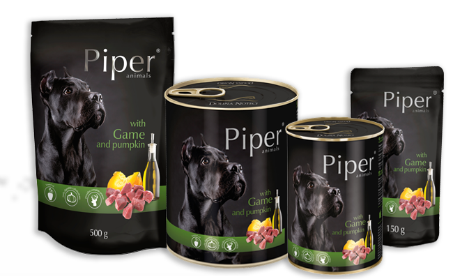 Piper Medījums,ķirbis 0.8 - Konservuotas maistas šunims