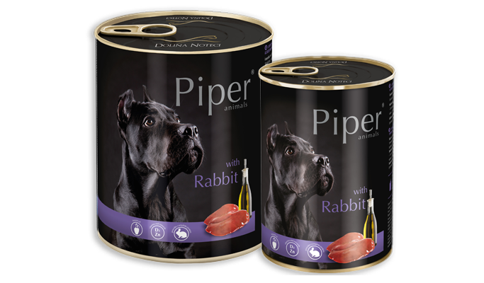 Piper Rabbit 400g - konservai šunims Triušis