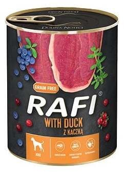 Piper Rafi Adult with Duck, Cranberry and Blueberry 800gr - Konservai su kiaulienos, bruknėmis ir juodojo serbento uogomis