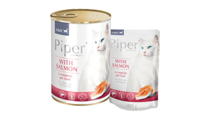 Piper Cat Adult Salmon 400g - Konservuotas maistas katėms (lašiša)