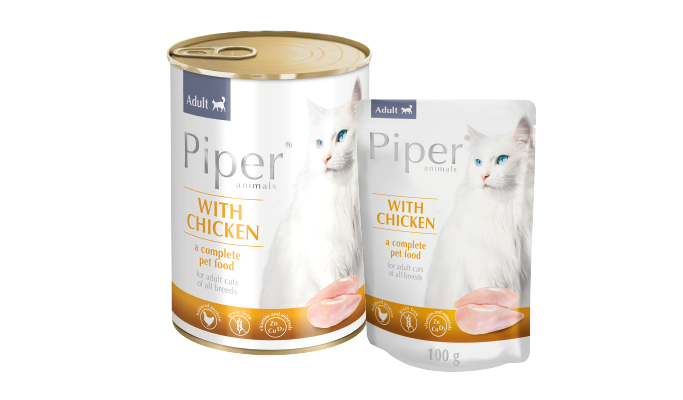 Piper Cat Adult Chicken 400g - Konservuotas maistas katėms (viščiukas)