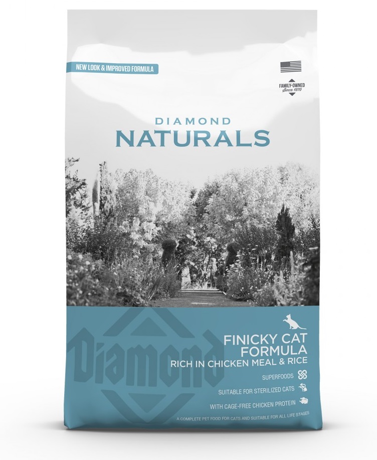 Diamond Naturals Finicky Cat Chicken&Rice 3kg - Išrankiems katėms su vištiena ir ryžiais