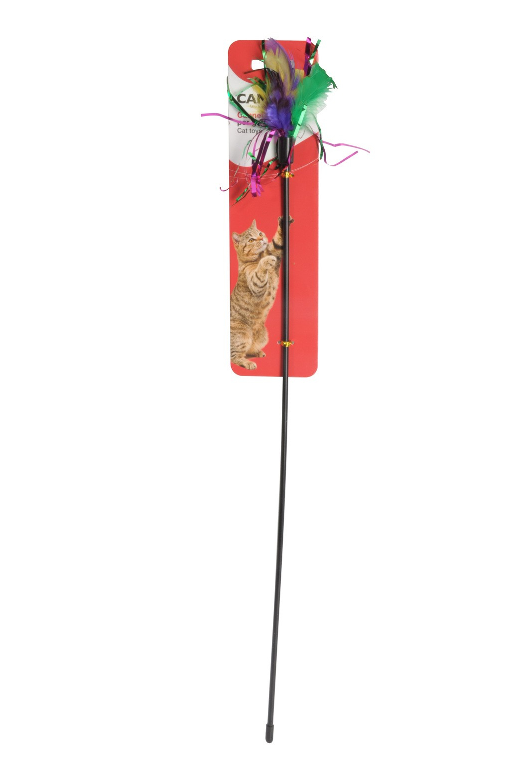 Žaislas Katėms - Lazdelė su Plunksnomis, 52 cm