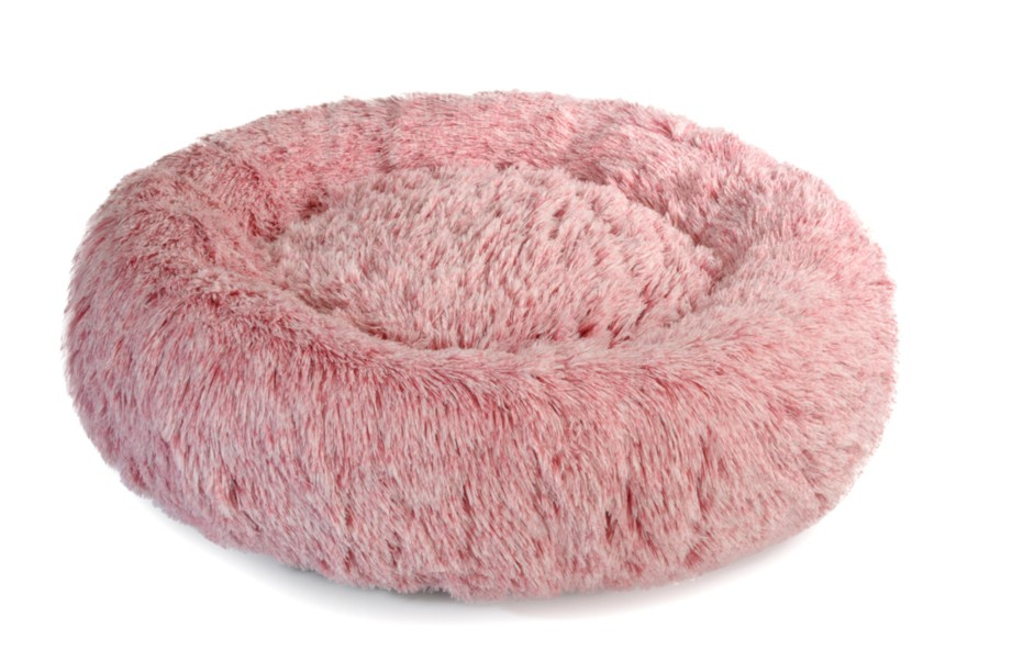 Guļvieta apaļa CUCCIA 80cm tumši rozā krāsā