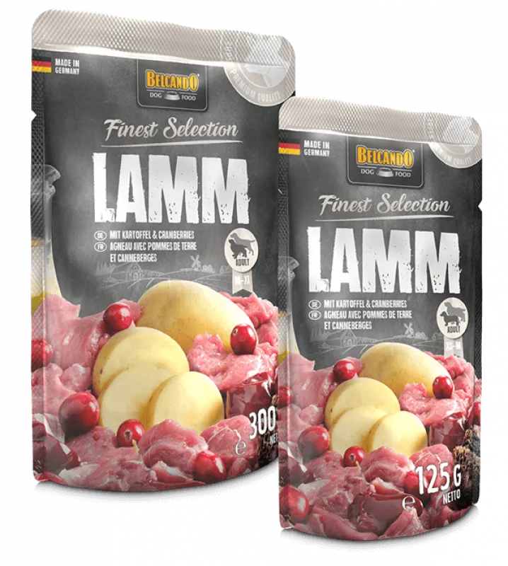 Belcando Lamb with Potatoes&Сranberries 300gr - Šunų konservai su avienos mėsa, bulvėmis ir spanguolėmis