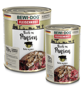 Bewi Dog rich in beef rumen 800gr - Suaugusiems šunims su sultingu jaučio skrandžiu