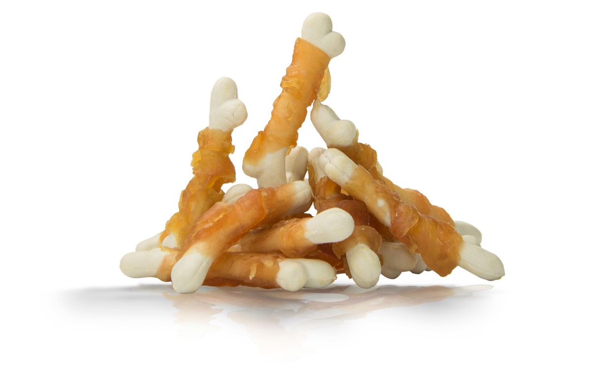 HAU&MIAU Calcium Bones with Chicken 500g - Kalcio kaulai su vištiena