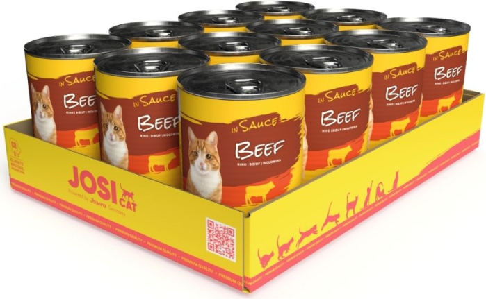 Josera Petfood Konservi JOSERA JosiCat Beef in sauce 415 g
