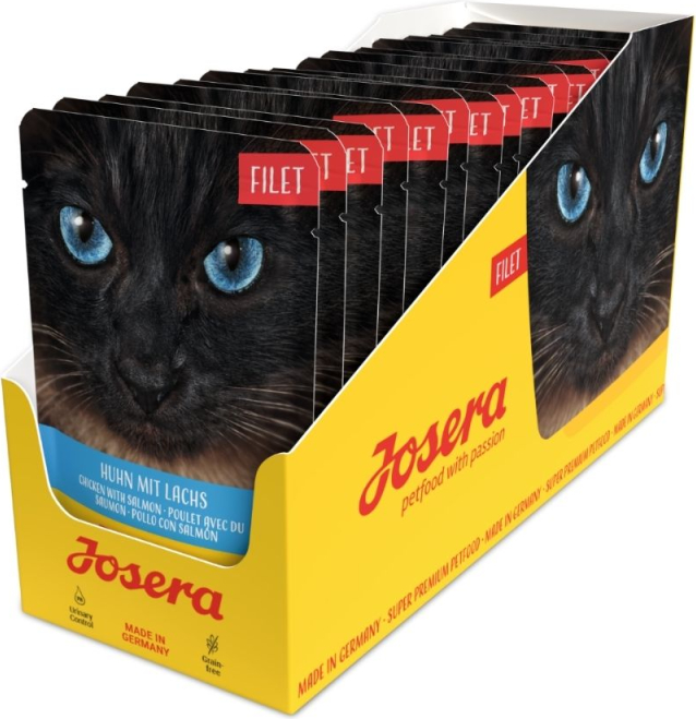 Josera Petfood Konservai JOSERA katinams FILEJA Vištiena su lašiša 70 g