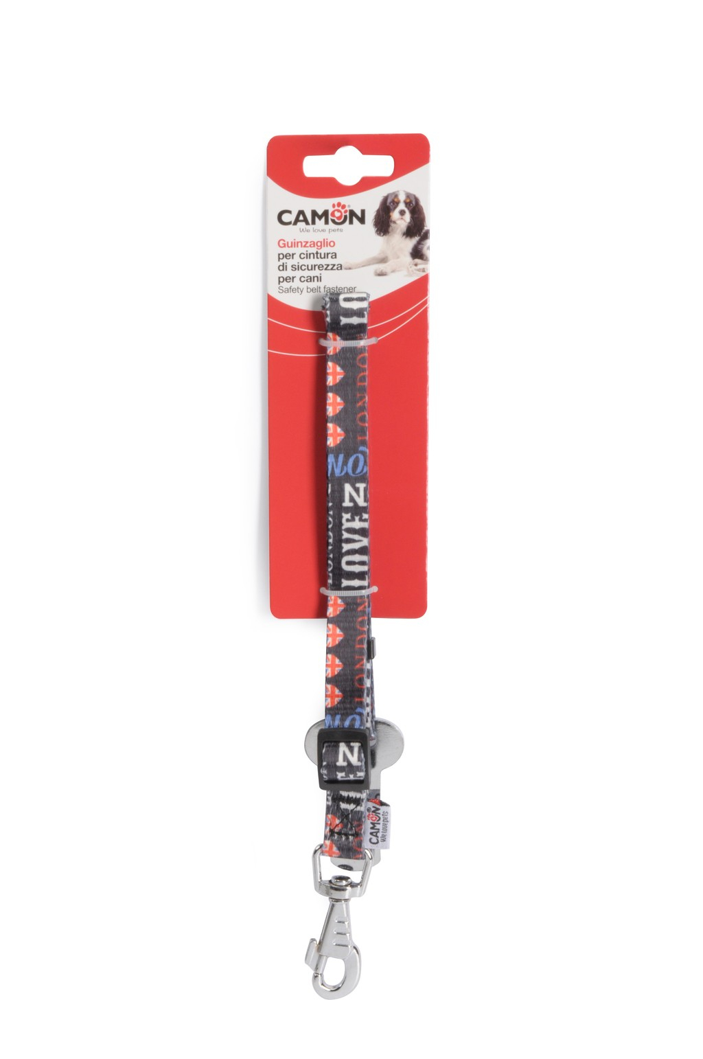 Car Safety Leash LOVE 25mm - automobilių saugos diržas, plotis 25mm 1vnt.