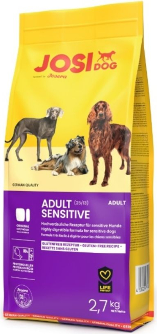 Josera Petfood Josera P šunims JosiDog Adult Sensitive 2.7 kg