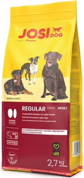 Josera Petfood Josera P šunims JosiDog Regular 2.7 kg