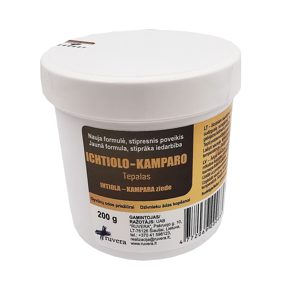 Ruvera Ichtolio-kamparo tepalas 200 g