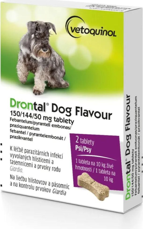 Vetoquinol Drontal Dog Flavour tbl. N2*