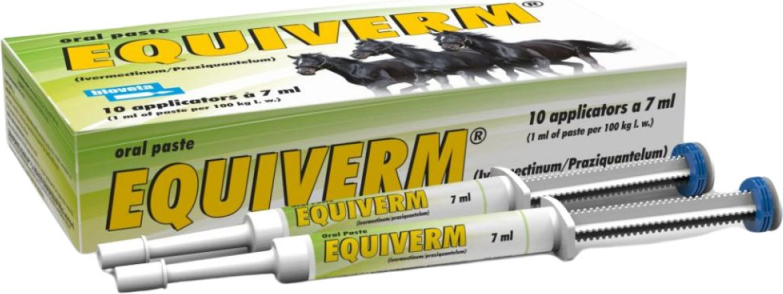 Bioveta EQUIVERM PLUS 18.7 mg/g + 140.3 mg/g 7.49 g pasta N10*