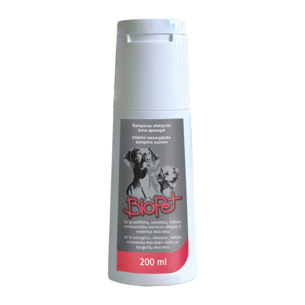 Ruvera BioPet parazitų šamponas (raminantis) šunims 200 ml