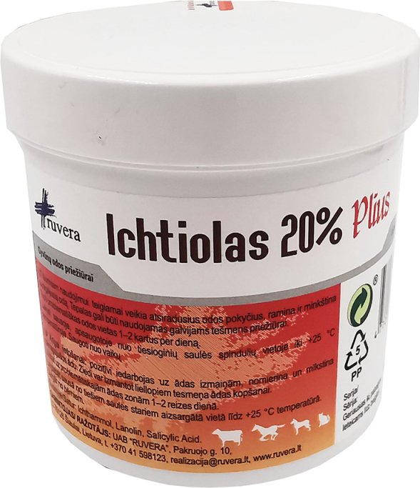 Ruveros Ichtiolas 20 % Plus 200 g