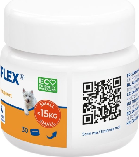 Virbac Movoflex S šunims iki 15 kg 2g kramtomosios tbl. N30