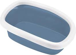 Kaķu tualete SPRINT 10 (zils/balts) izmērs cm 31x43x14h