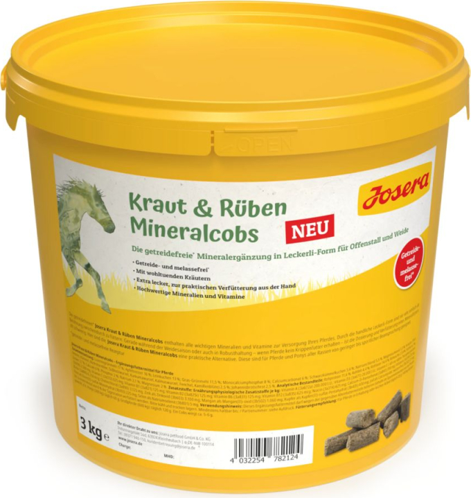 Josera Petfood Josera zirgiem FLAX&FIBRE MINERALCOBS 3 kg