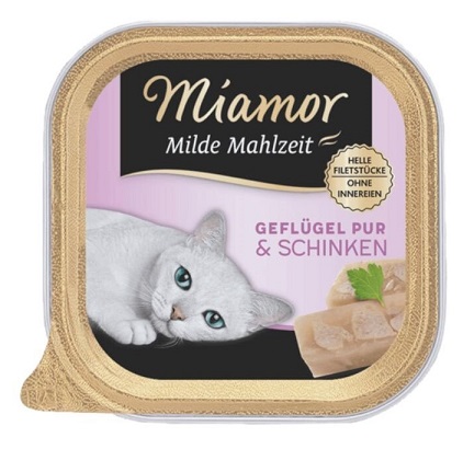 MIAMOR Mild Meal Poultry Pure&Ham 100g - su paukštienos mėsa ir šonine
