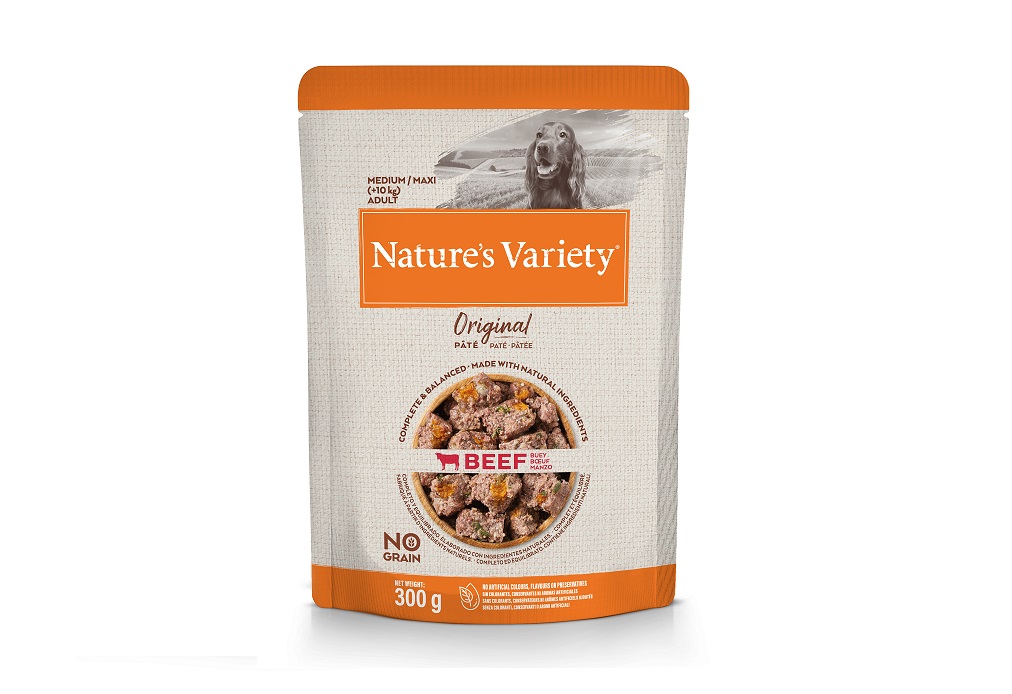 Konservai Nature's Variety Dog Original Medium Beef 0.300 kg - Konservai su jautienos suaugusiems šunims