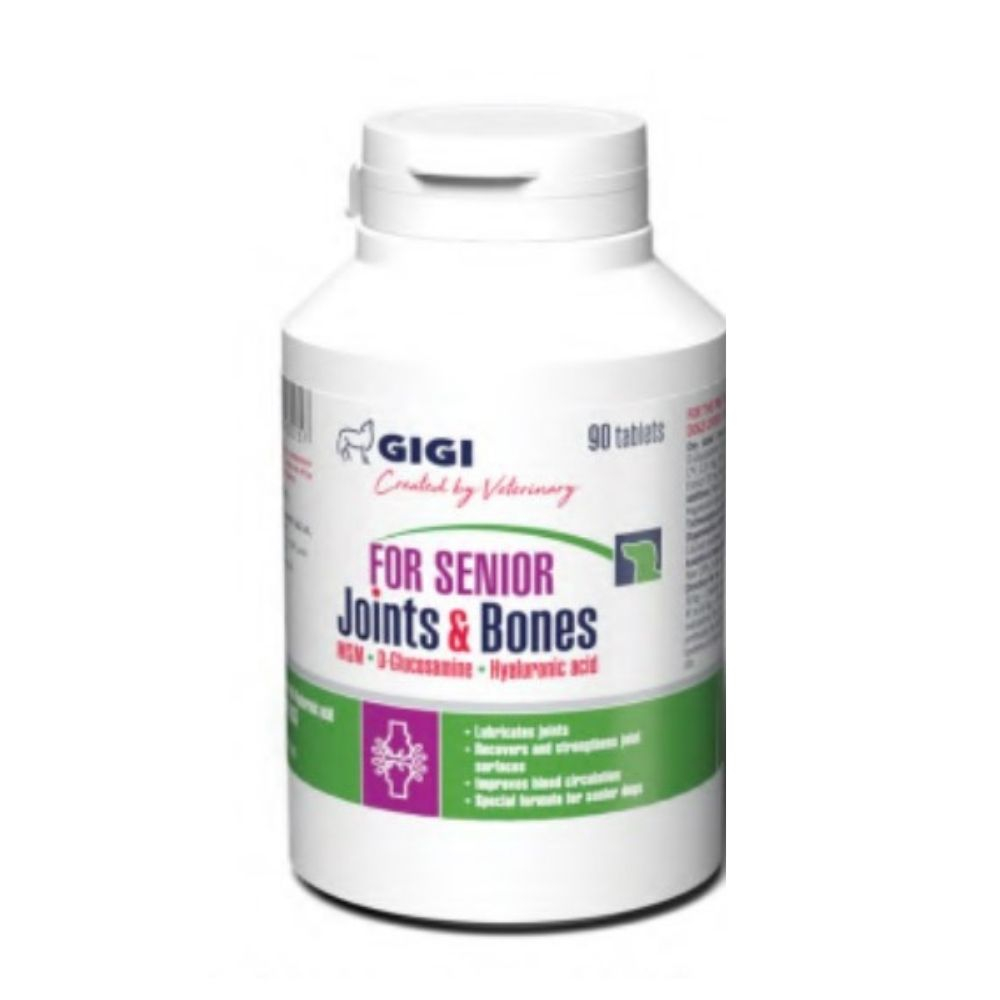 Gigi Senior Joints&Bones (su hialurono rūgštimi) tbl. N90