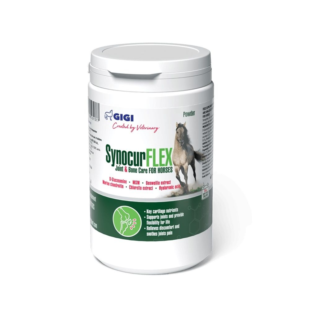 Gigi Synocour Flex Joint&Bone Care FOR HORSES milteliai 900 g