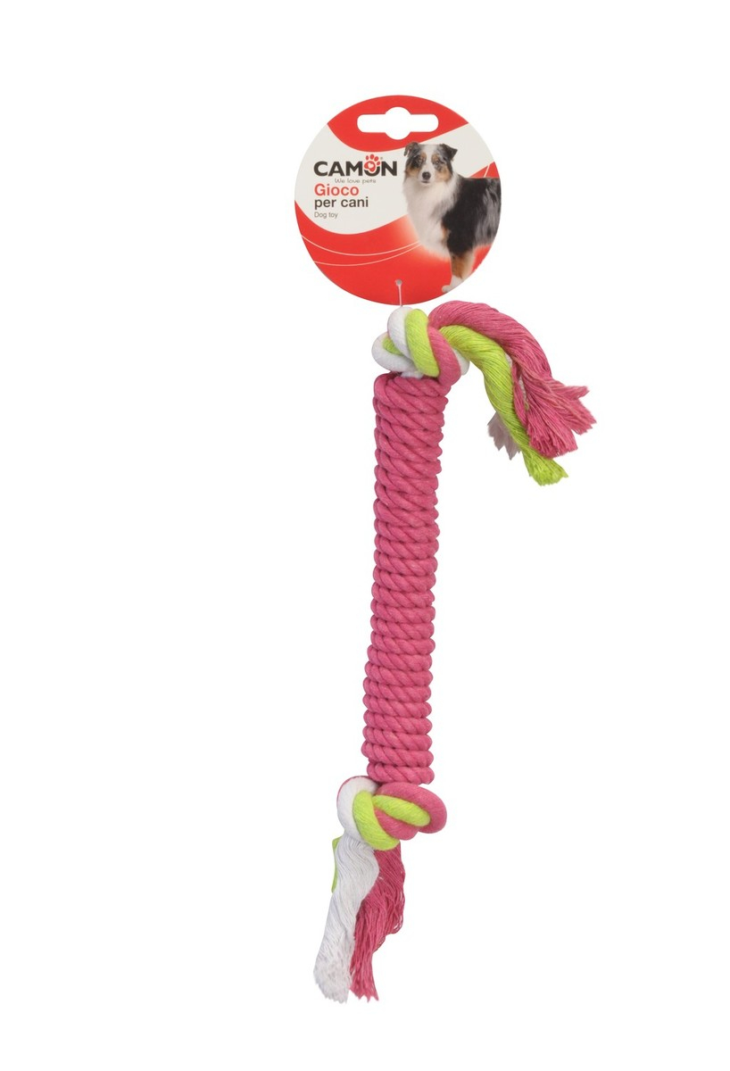 Žaislas šunims - poliestro ir virvės daiktas 36cm