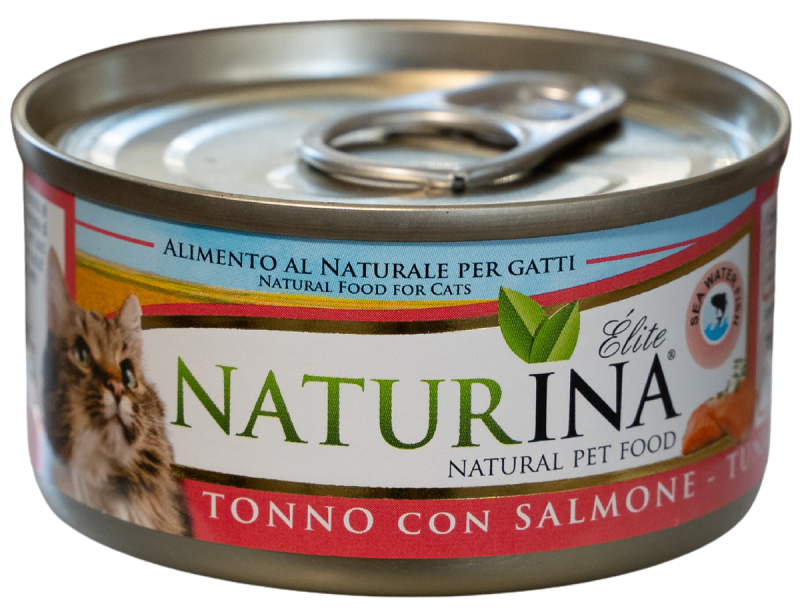NATURINA ELITE DRĖGNAS TUNAS SU LAŠIŠA 70G - KONSERVAI KATĖMS (TUNAS SU LAŠIŠA)