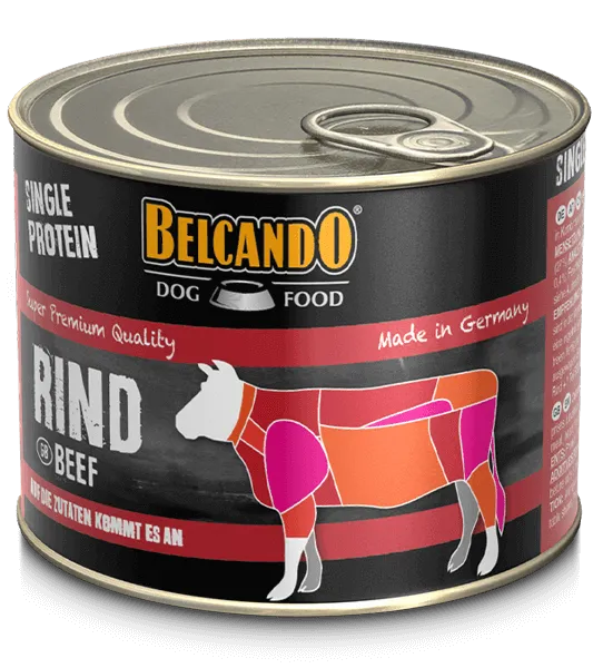 BELCANDO Single Protein Jautiena 200g – Papildomas maistas suaugusiems šunims