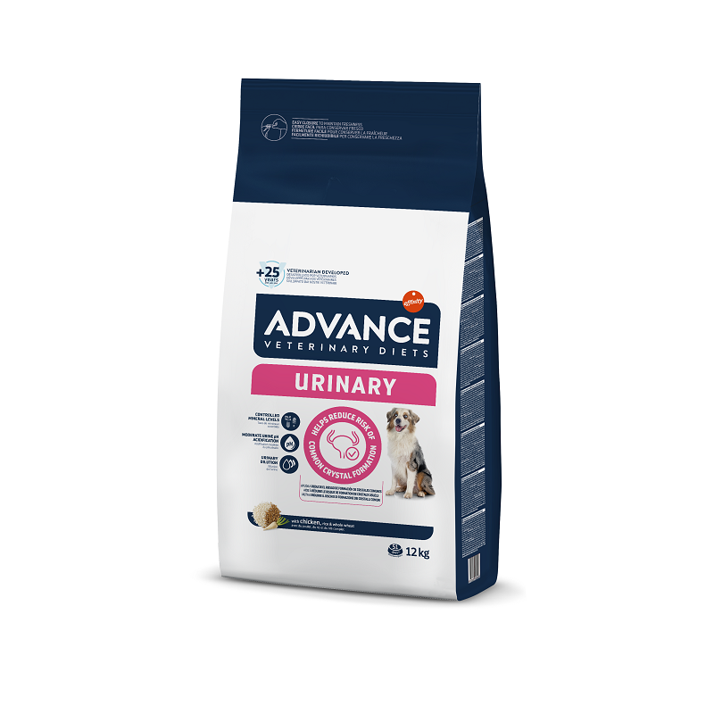 ADVANCE VETERINARY DIETS DOG URINARY 12KG - ŠUNIMS ŠLAPIMO TAKŲ SVEIKATAI