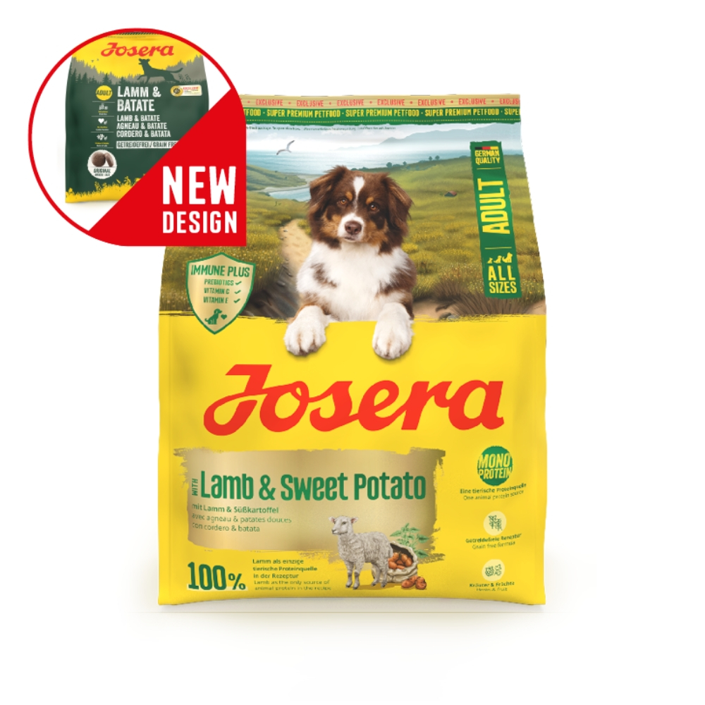 Josera Petfood Josera SP suņiem A/S Suaugusiems su Aviena&Saladžiomis Bulvėmis 900 g (Aviena&Batatai)