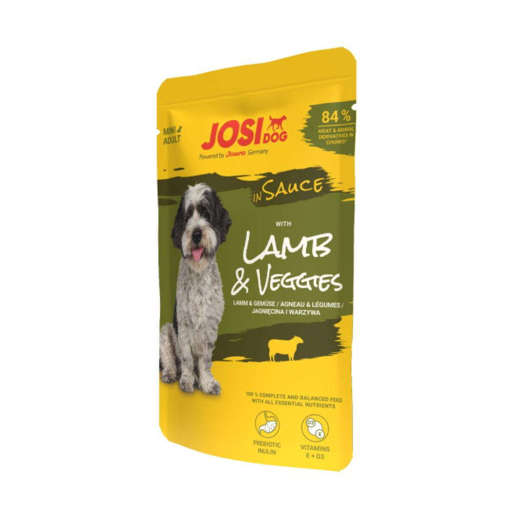 Josera Petfood Konservai JOSERA JosiDog Mini su Aviena&Daržovėmis Padaže 100 g
