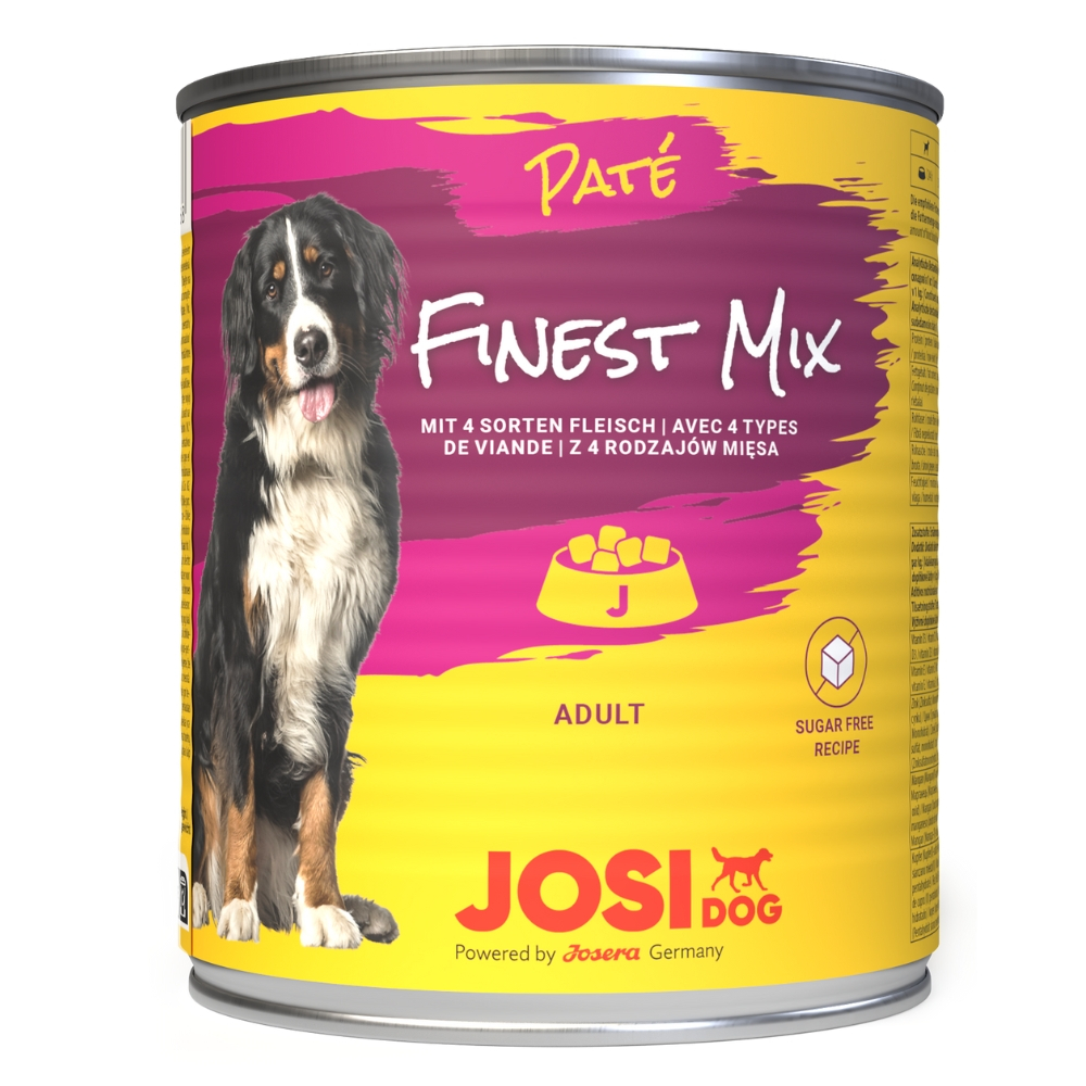 Josera Petfood Konservai JOSERA JosiDog Pate Finest Mix 800 g