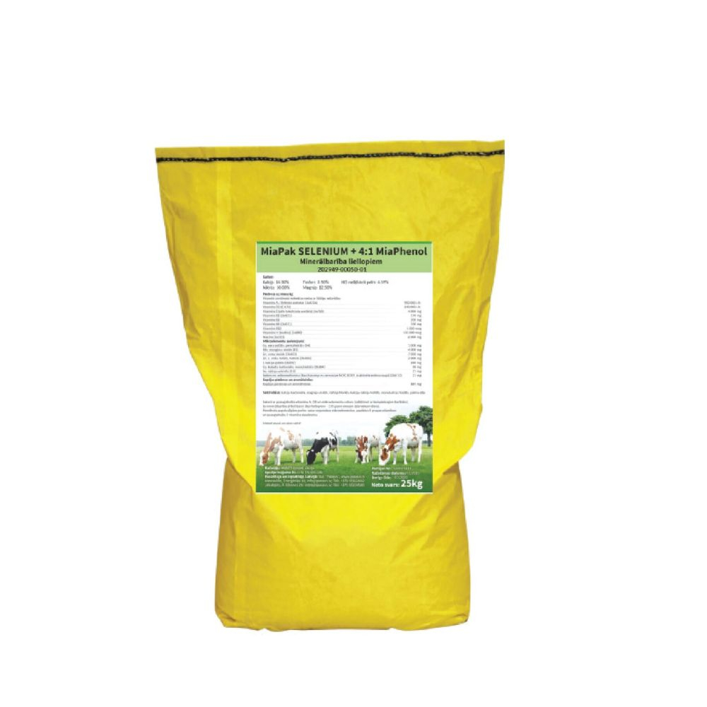 Miavit Gmbh Miapak Selenium 4:1 Skrandžio Vitalas 25 kg