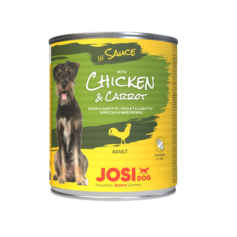 Josera Petfood Konservai JOSERA JosiDog su Vištiena&Morka padaže 830 g