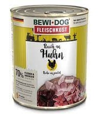 Bewi Dog turtingas vištiena 800gr - Suaugusiems šunims su vištiena