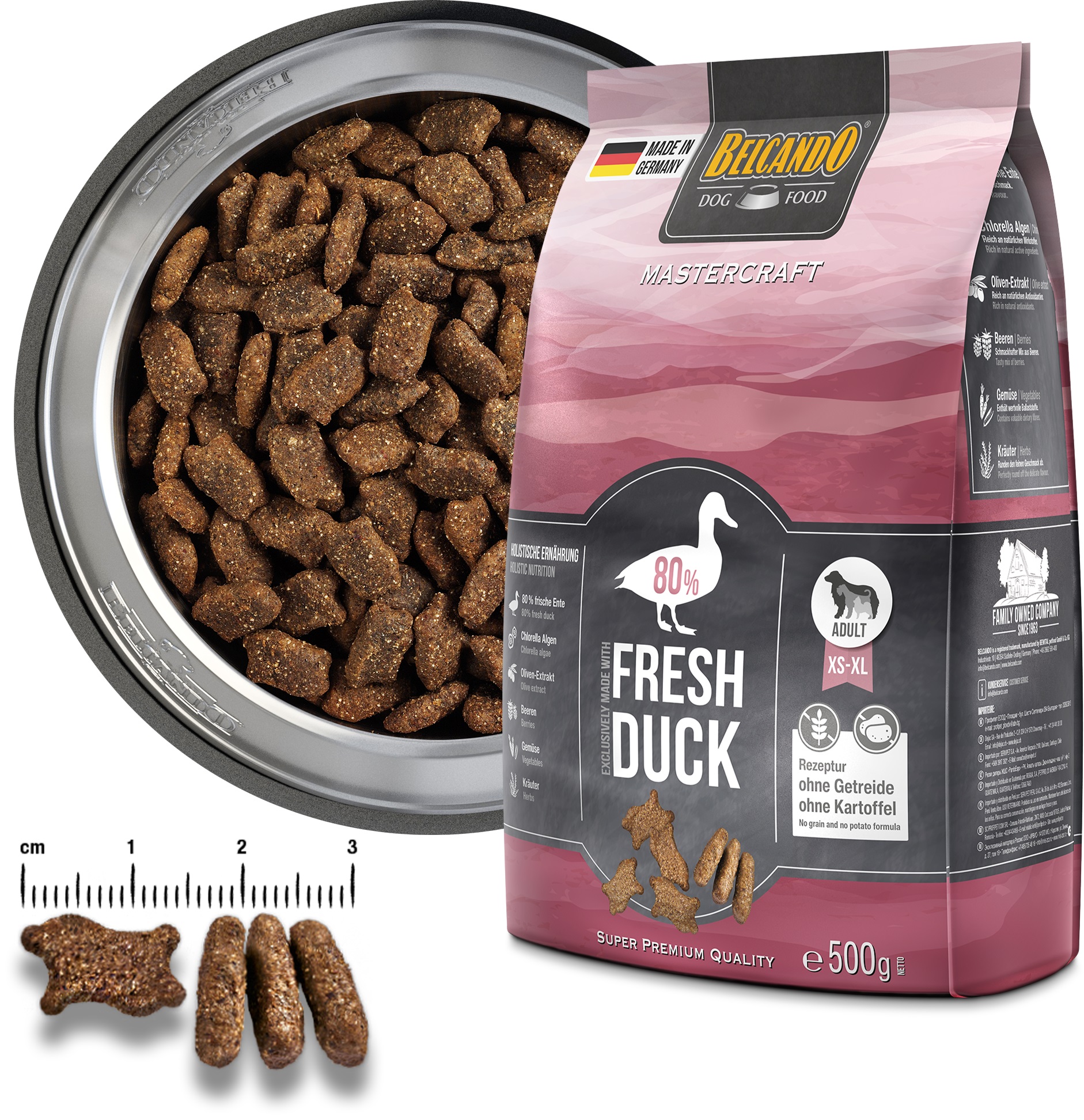BELCANDO MASTERCRAFT FRESH DUCK 10KG - SAUSA ŠUNŲ MAISTO PRODUKAI SU ANTIES MĖSA