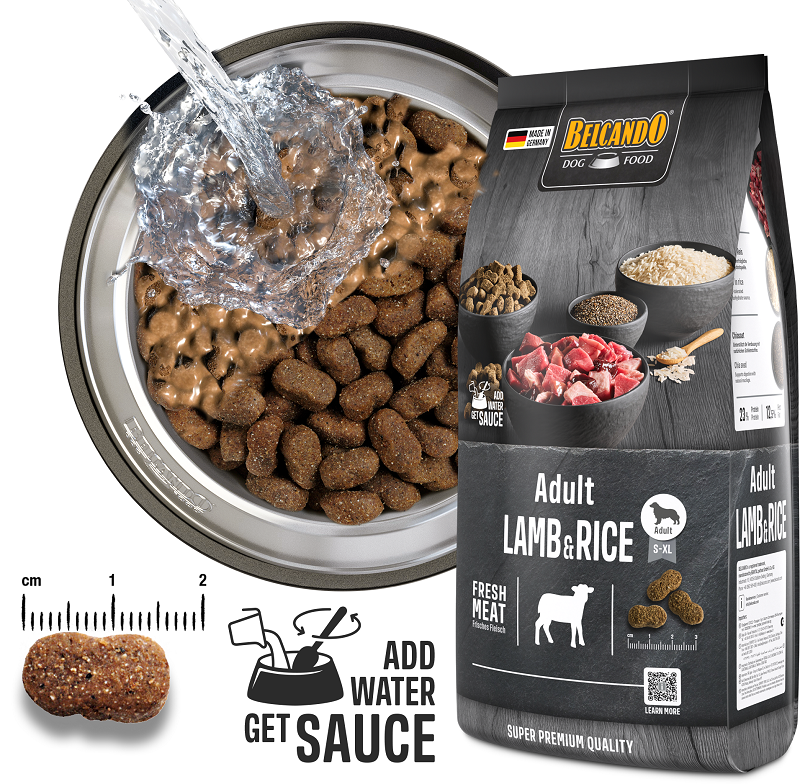 Belcando Lamb&Rice 12.5kg - Visų veislių šunims (aviams ir ryžiams)